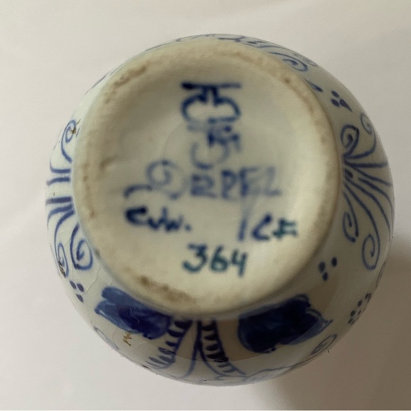 RARE Delft De Porceleyne Fles Holland Netherlands Blue White Miniature Jug 364 - Picture 10 of 11